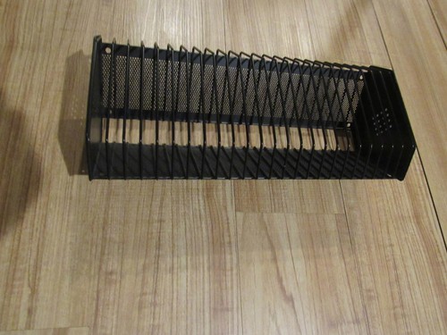 Vintage storage rack - cd, black